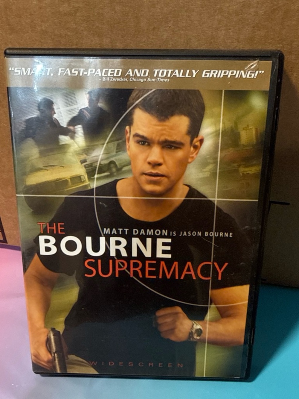 The Bourne Supremacy DVD - Black with Red Accent